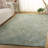 Abhithi Hand Tufted Wool/Cotton Solid Color Rug in Gray-1487946492