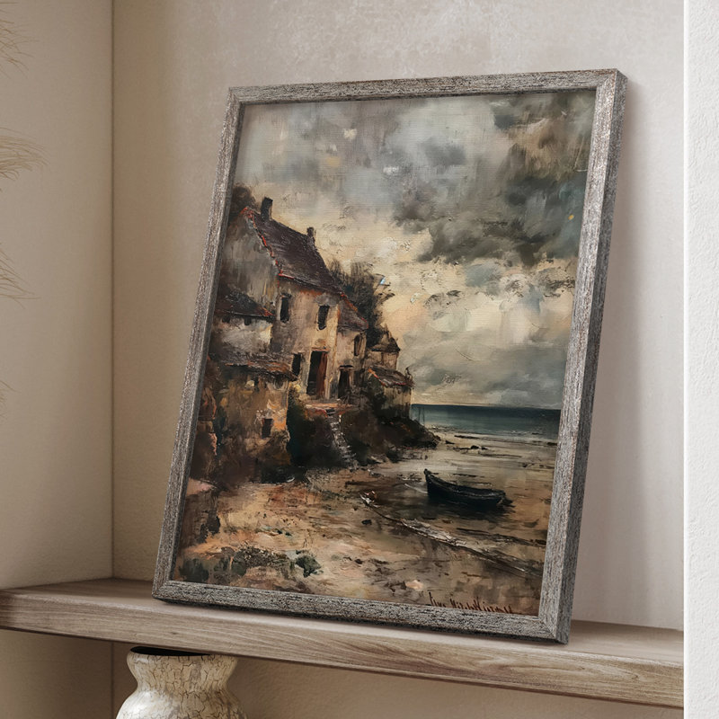 LANDSCAPES Series CECII, reproduction encadrée - bois massif, H 11 po x l 9 po