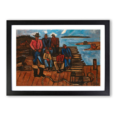 Lobster Fishermen by Marsden Hartley - Picture Frame Painting
