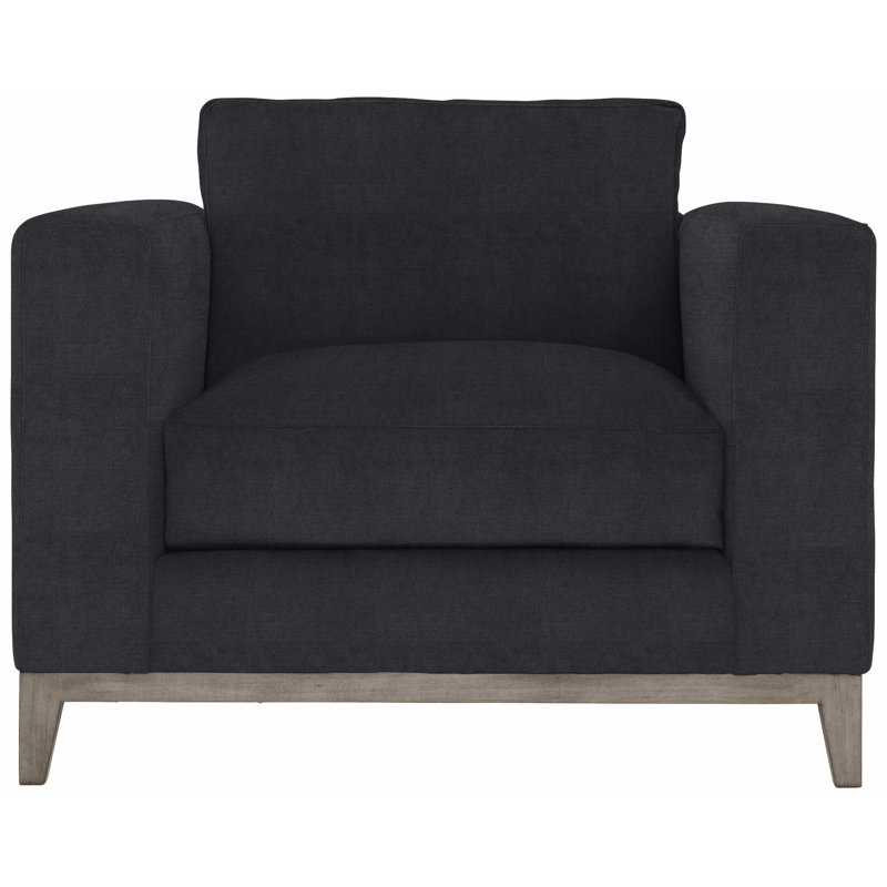 Noel 40" Wide Armchair, Akiko Graphite Performance 5534-011, Blanca