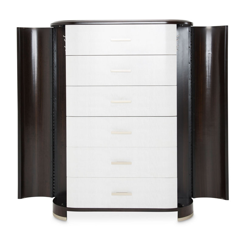 Paris Chic Tall 6-Drawer Accent Chest