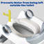 Échelle de toilette pliable
