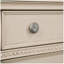 Table de chevet 1pc blanc antique