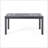 Outdoor Expandable Acacia Wood Dining Table, Dark Grey-324984966