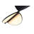 4-Light Black Aluminum LED Pendant With White Acrylic Diffusers