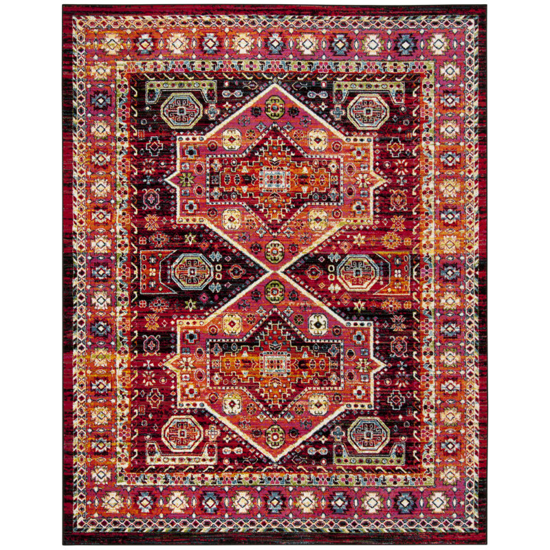 Donnitta Performance Oriental Rug, Rectangle 4' x 6'