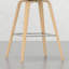 Tabourets Mid-Century modernes 2 - Tissu, Accent, Hip Look 2Pcs, Dossier bas, Revêtement