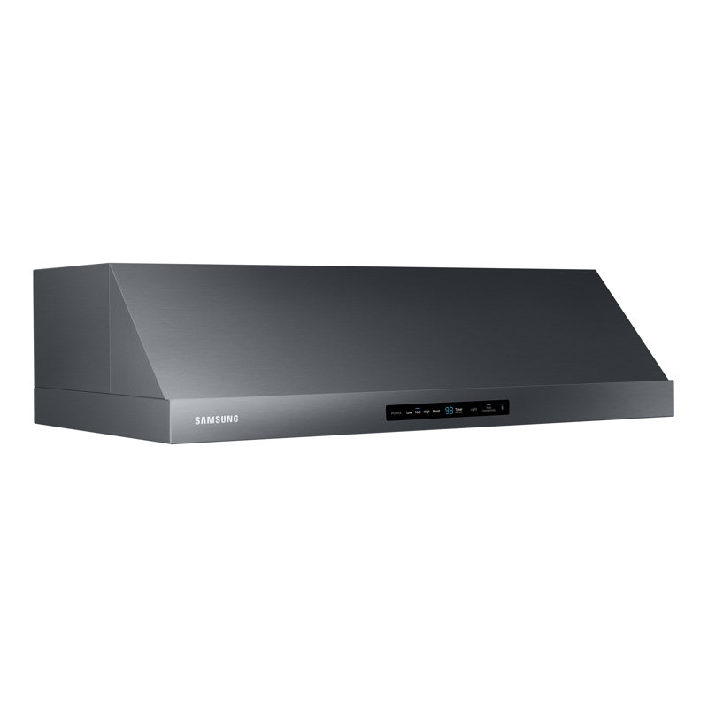 Hotte sous l'armoire 36 "600 CFM Smart, Acier inoxydable noir résistant aux empreintes di