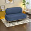 Banc rembourré simple en polyester-101366505
