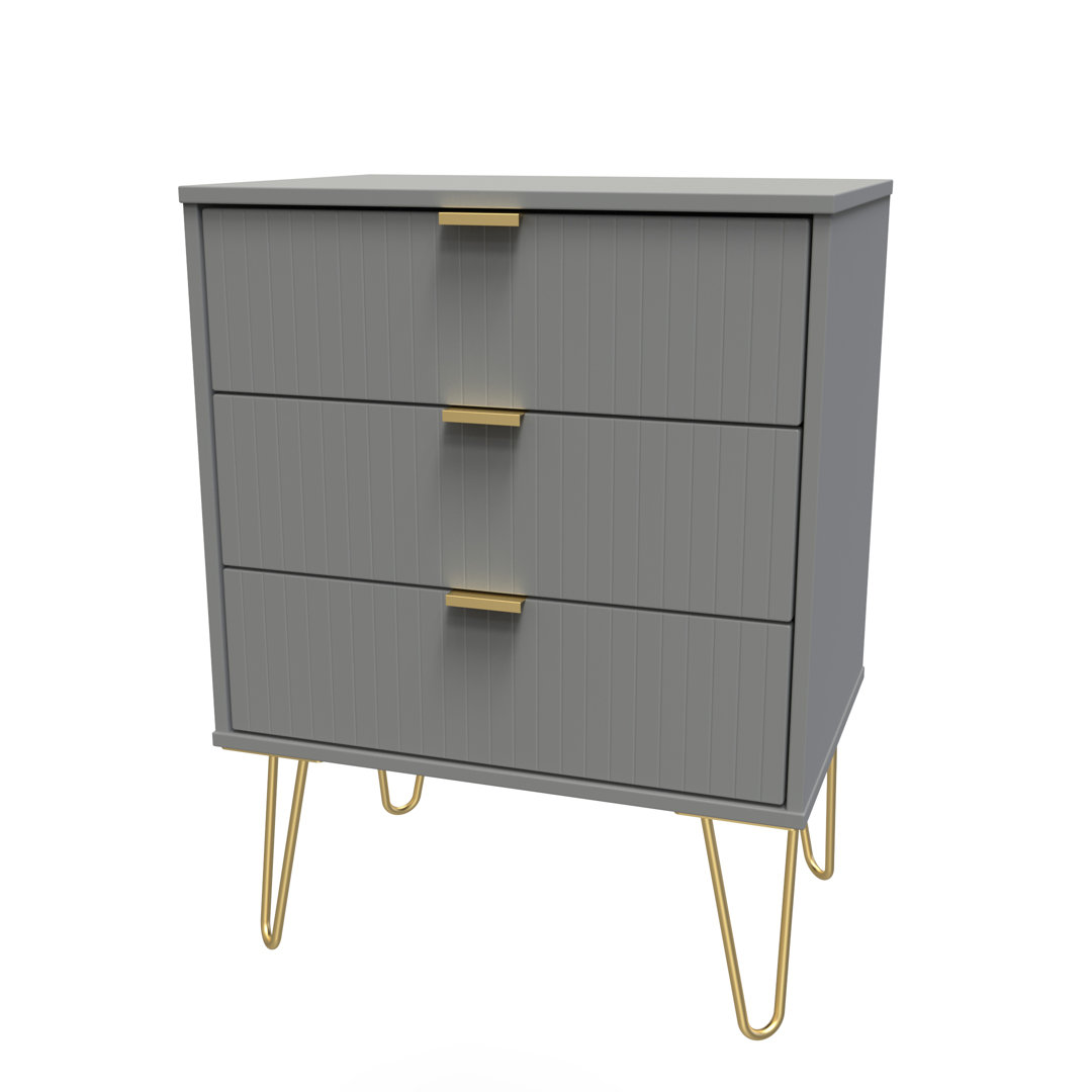 Fully Assembled Anacarina 3 - Drawer Chest of Drawers