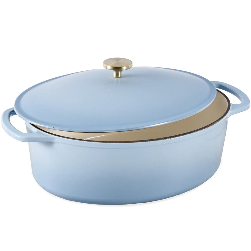 Dutch Oven Cookware, Cornflower Blue
