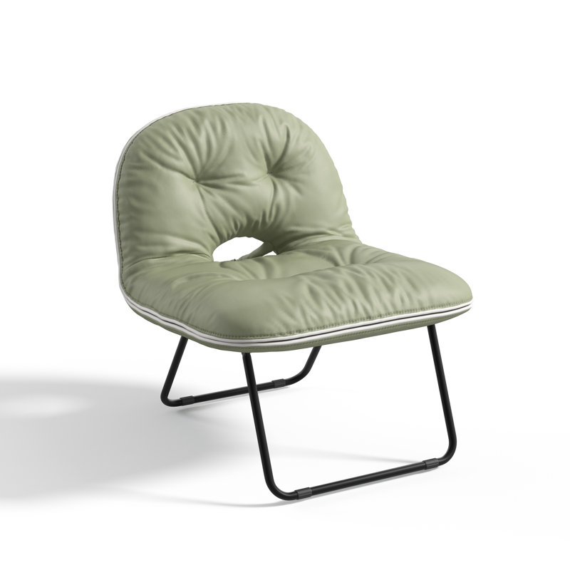 Ebern Designs Arbon Faux Leather Folding Accent Chair - Wayfair Canada
