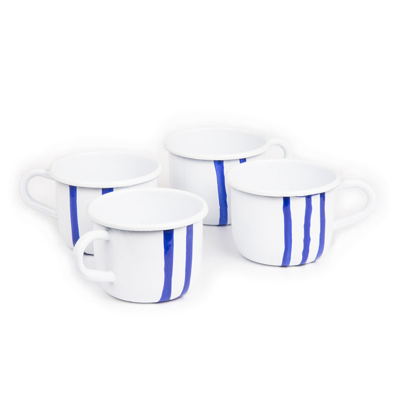 Ottomar Enamelware Camping Mug, White