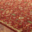 Wool Oriental Area Rug in Rust/Black/Beige/Brown/White/Green/Gray-870547795