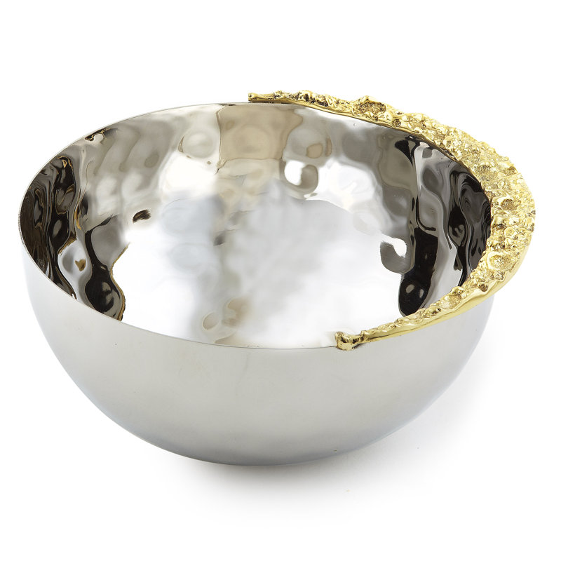 Everly Quinn Latta Stainless Steel Serving Bowl