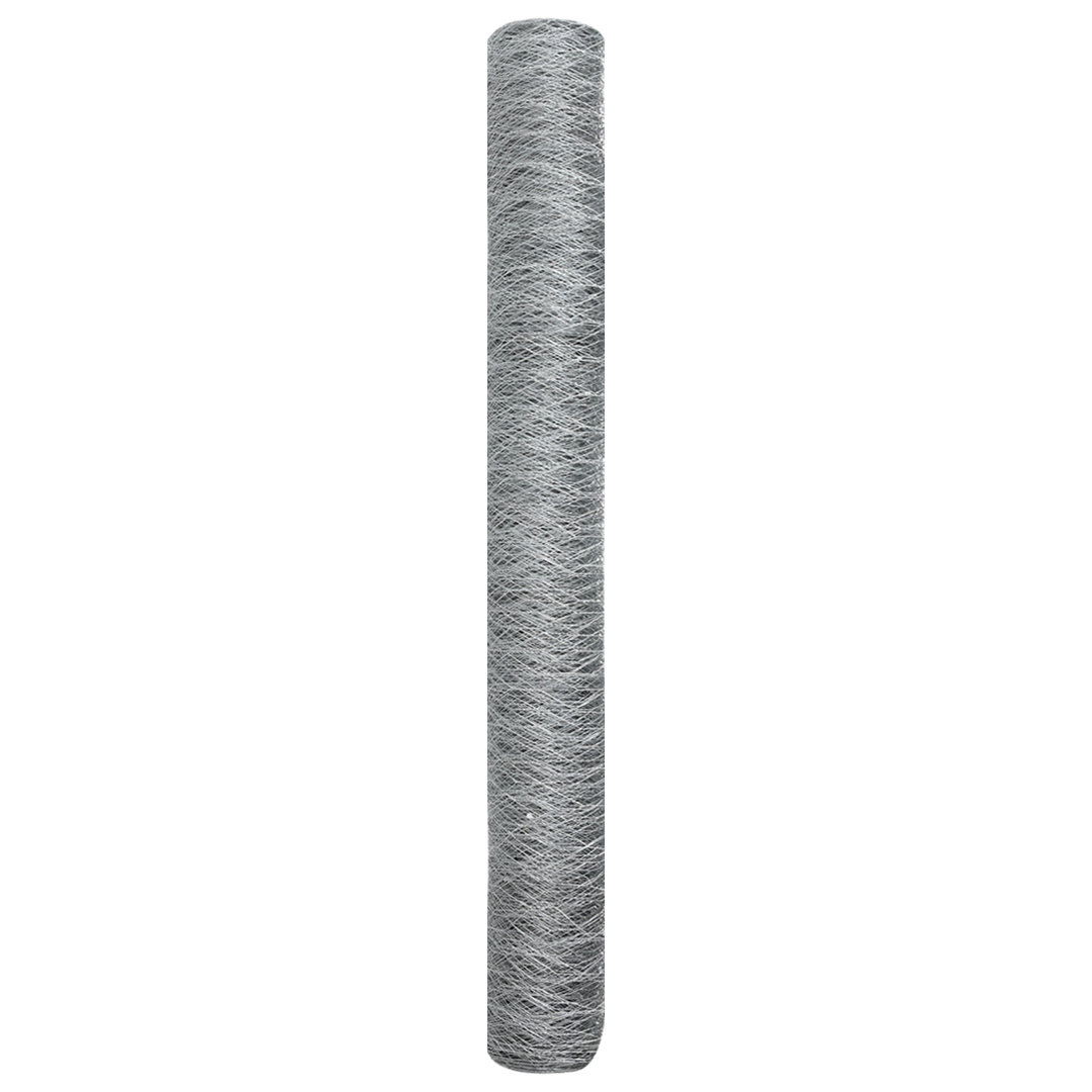 Vidaxl Hexagon Fence Galvanised Steel