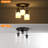 Renley 11.5"-3 Lights Modern ETL Cluster Semi Matte Black Flush Mount Lighting Fixture For Dining Room Hallway/ Living Room-1355763971