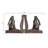 Lethe Decorative Rustic Resin Rabbit on Book Bookends