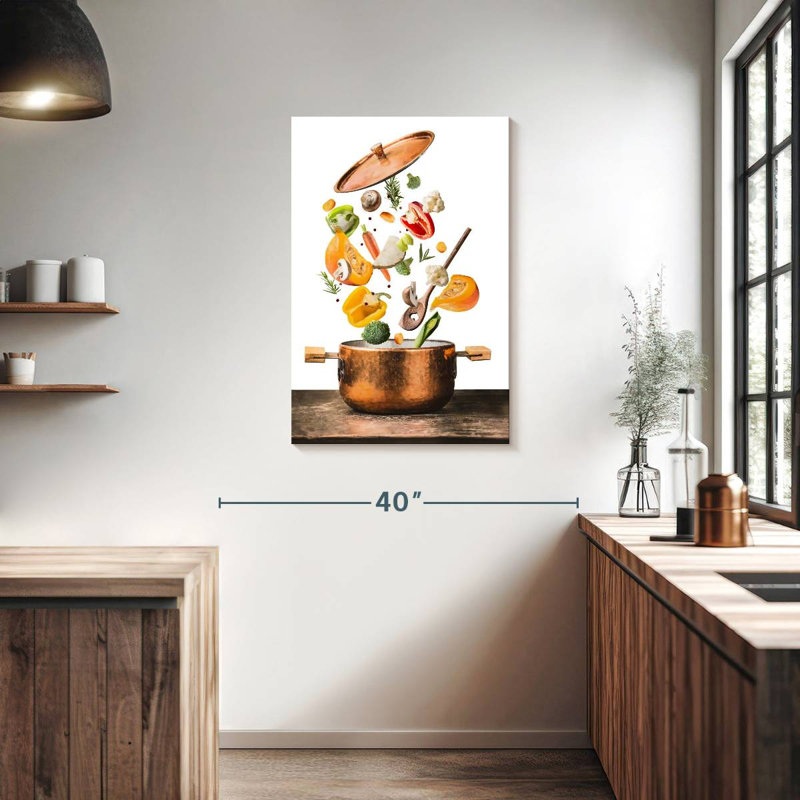 Cuisine végétalienne, H 36 po x l 24 po