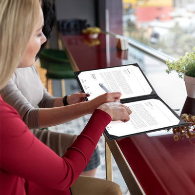 Paquet de 5 couvertures de menu WeChef 2 vues