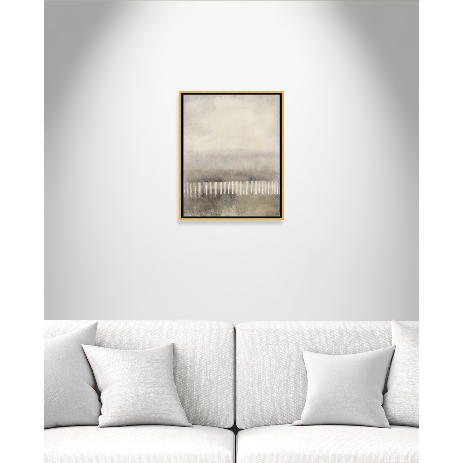 Balanced Silence I Print by Irena Orlov, 21.5" H x 17.5" W, Gold Floater