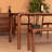 American style retro solid wood dining table-108839454