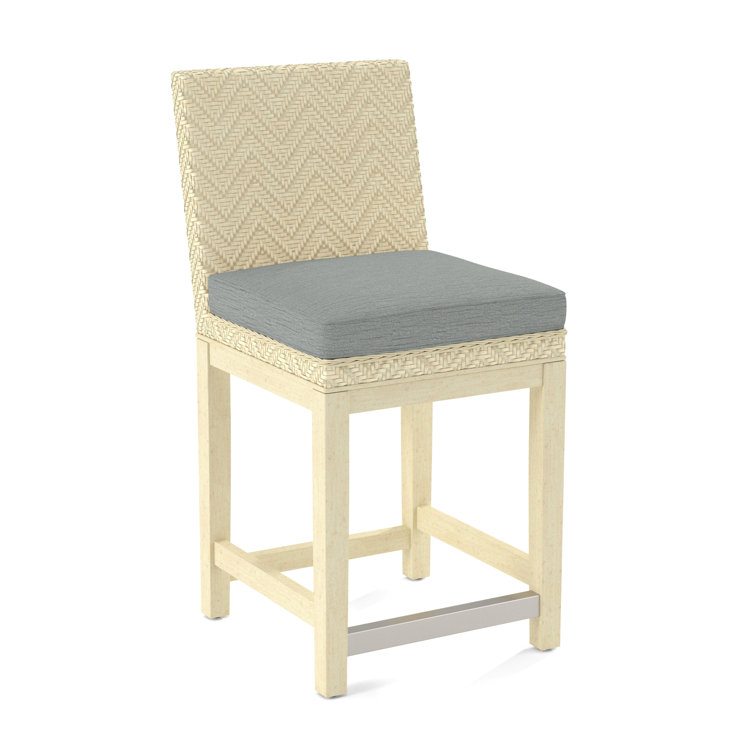 Tabouret de comptoir tissé