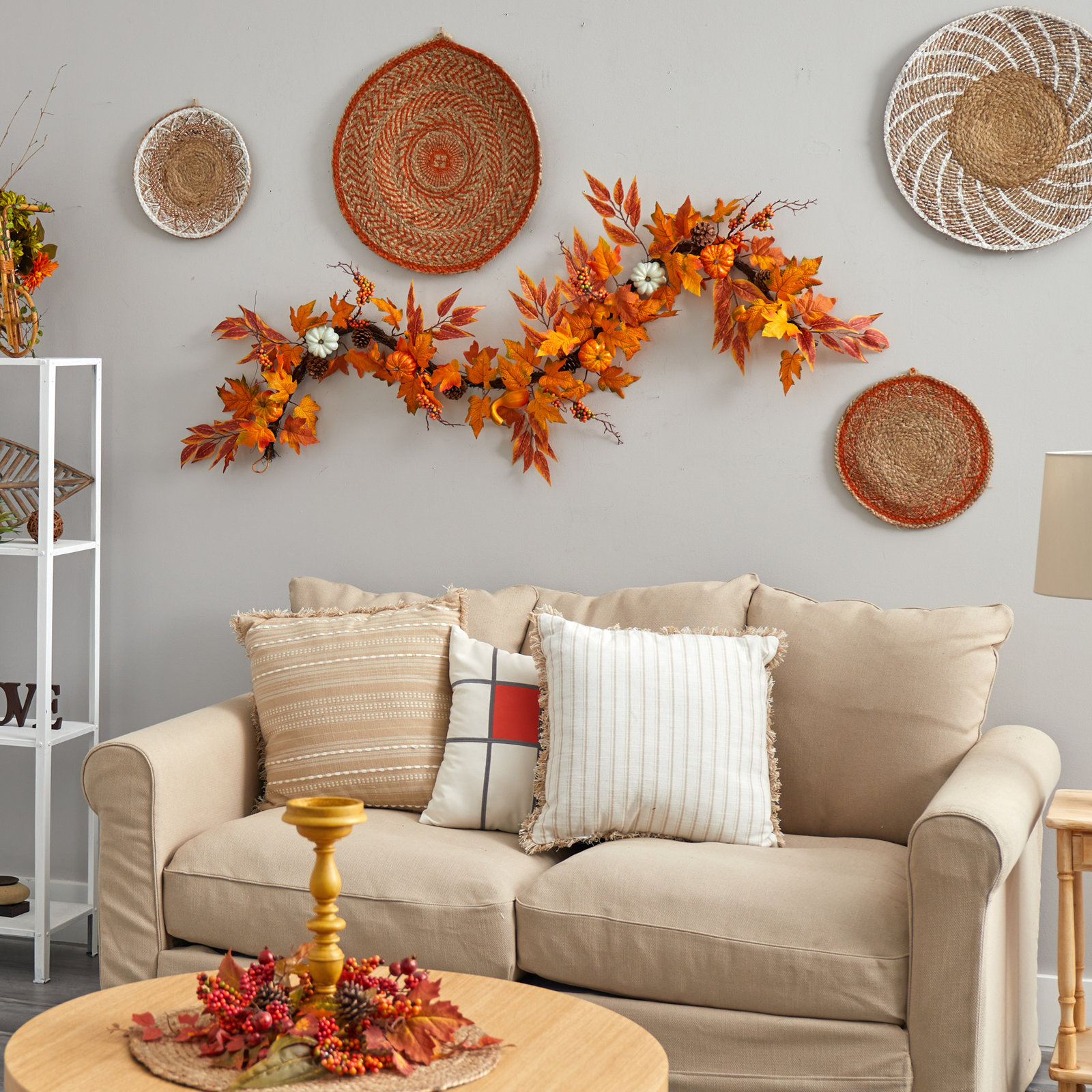 5'8" Assorted Gourds Garland