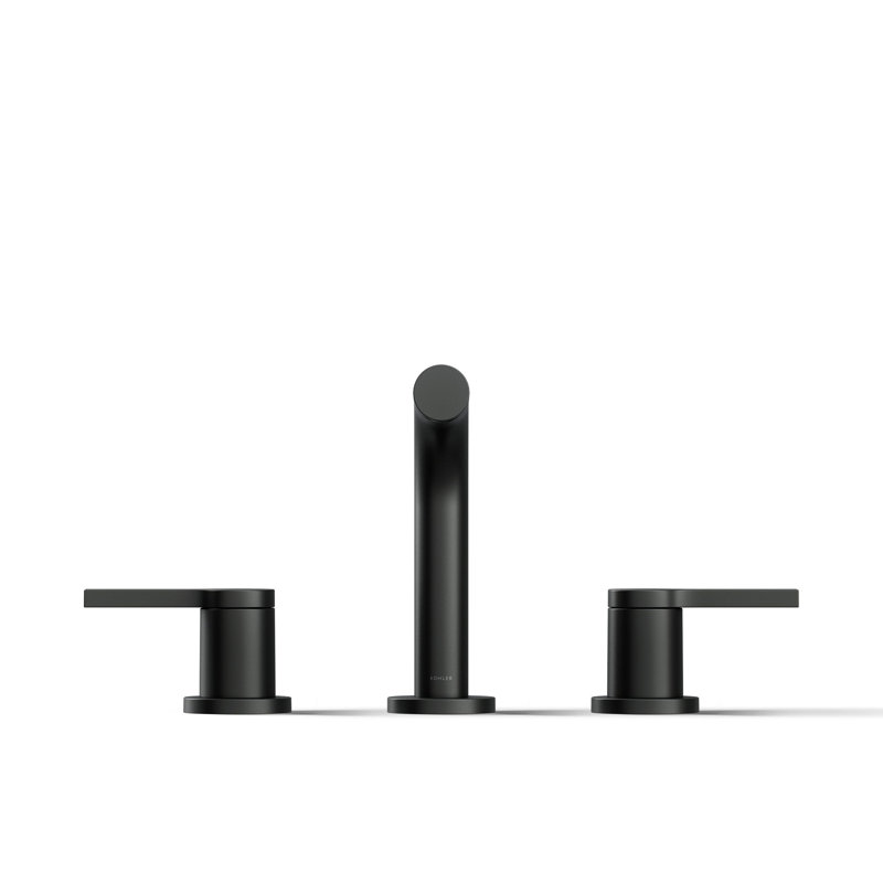 Elate Widespread Bathroom Sink Faucet 1.2 GPM, Matte Black