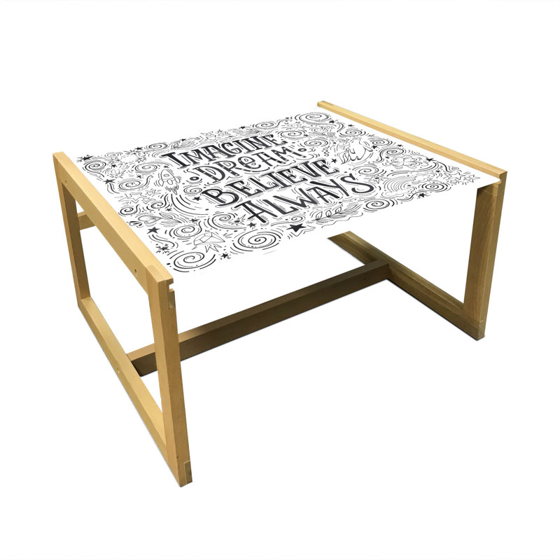 Jamain Trestle Coffee Table, 40cm H x 74cm W x 62cm D