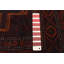 Tapis rouge foncé Rizbaft 3 pi 9 po x 7 pi 5 po