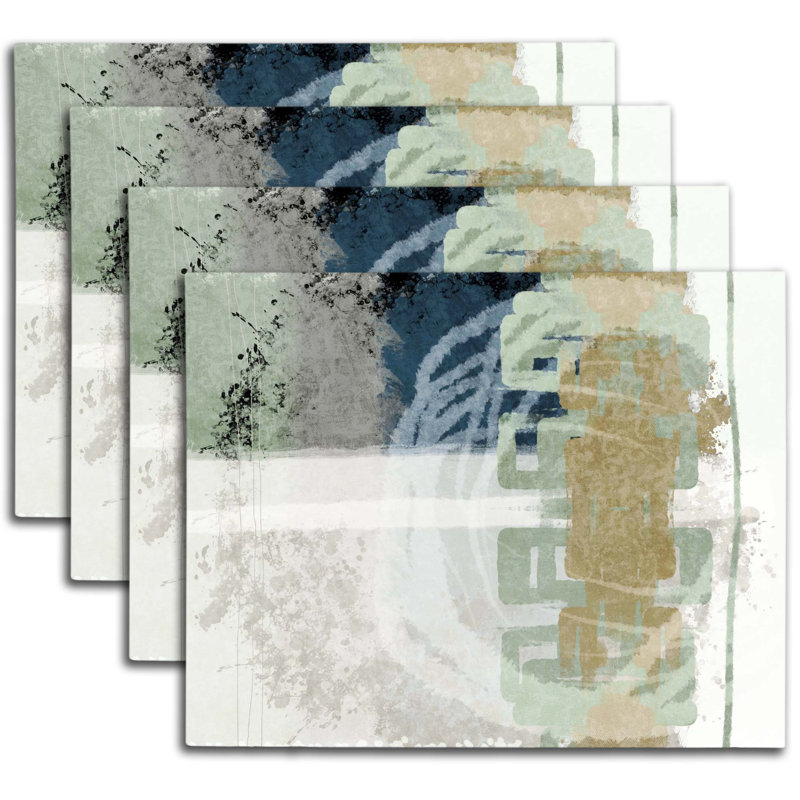 Napperon abstrait en polyester