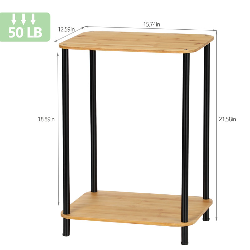 Rounded Square Table-Original Bamboo