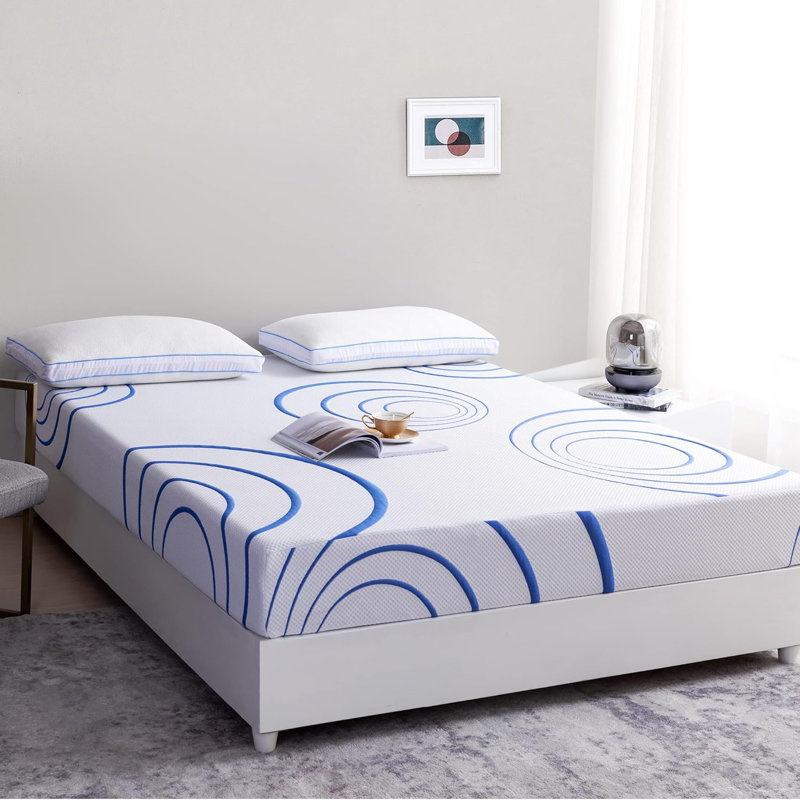 Matelas moyen en mousse viscoélastique 8 "Cadence, Très grand