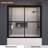 Vetra 59 In. W X 56 In. H Sliding Framed Tub Door in Matte Black With Clear Glass-113951973