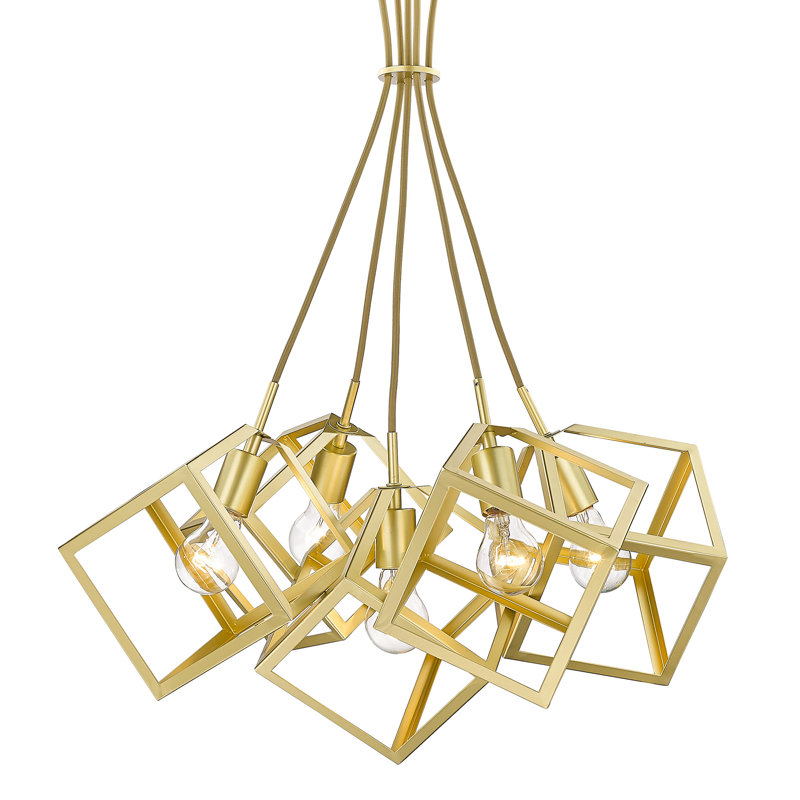 Norton 5 - Light Cluster Pendant, Olympic Gold