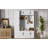 Multi-Functional Hall Tree With Shoe Storage, Entryway Bench, Cabinets, Coat Hooks And Adjustable Shelf For Home Organization