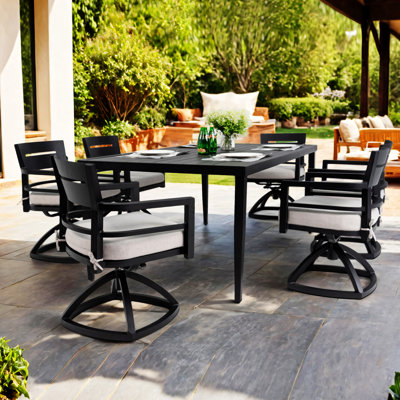 7-Piece Outdoor Patio Aluminum Furniture