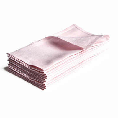 100% Pure Linen Cocktail Napkins - Athena
