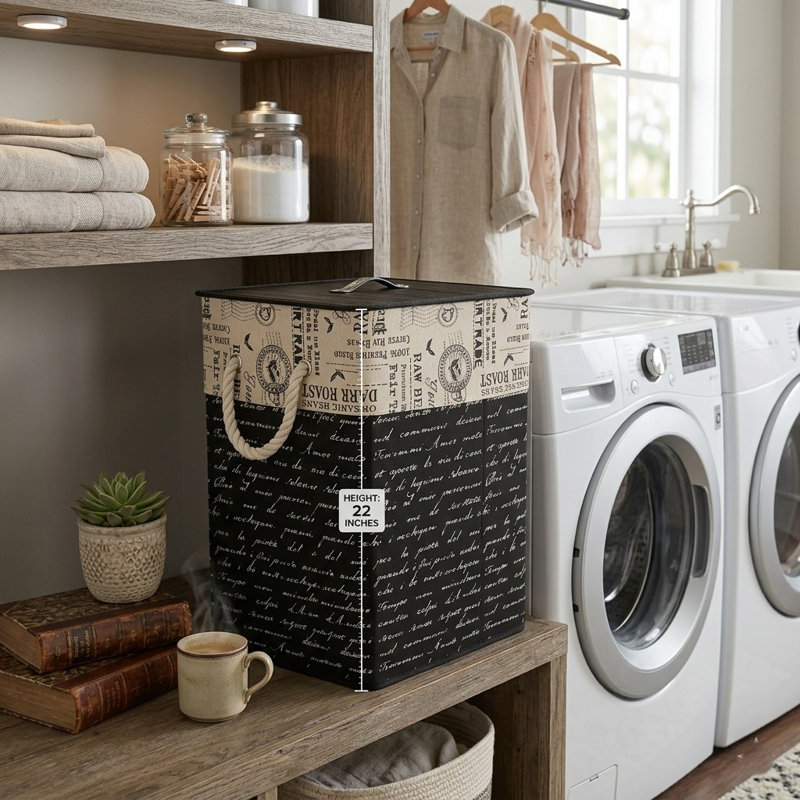 Bac de rangement en tissu pliable