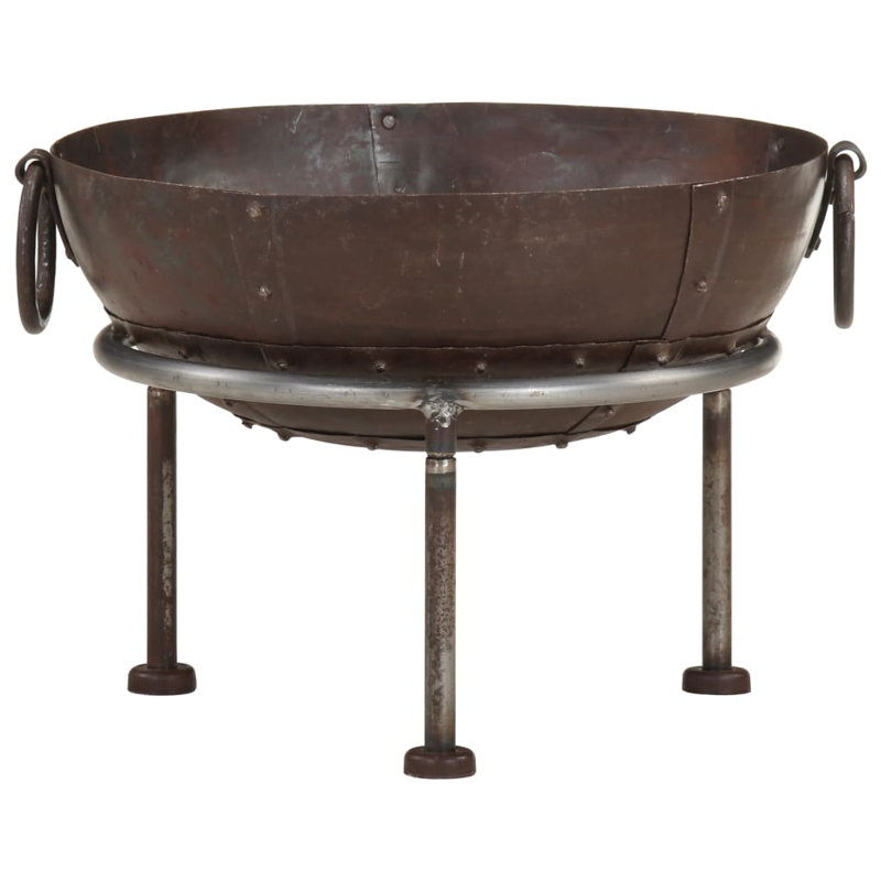 Andillac Rustic Fire Pit Iron, 4.33cm H x 5.91cm W x 40cmD, Espresso