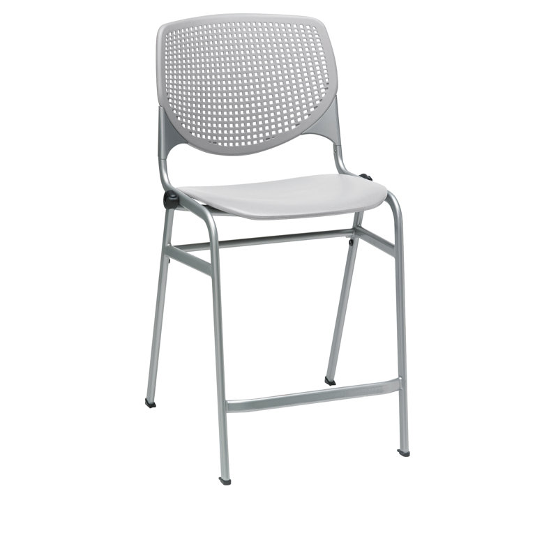 Kool 25" Bar Stool, Light Grey