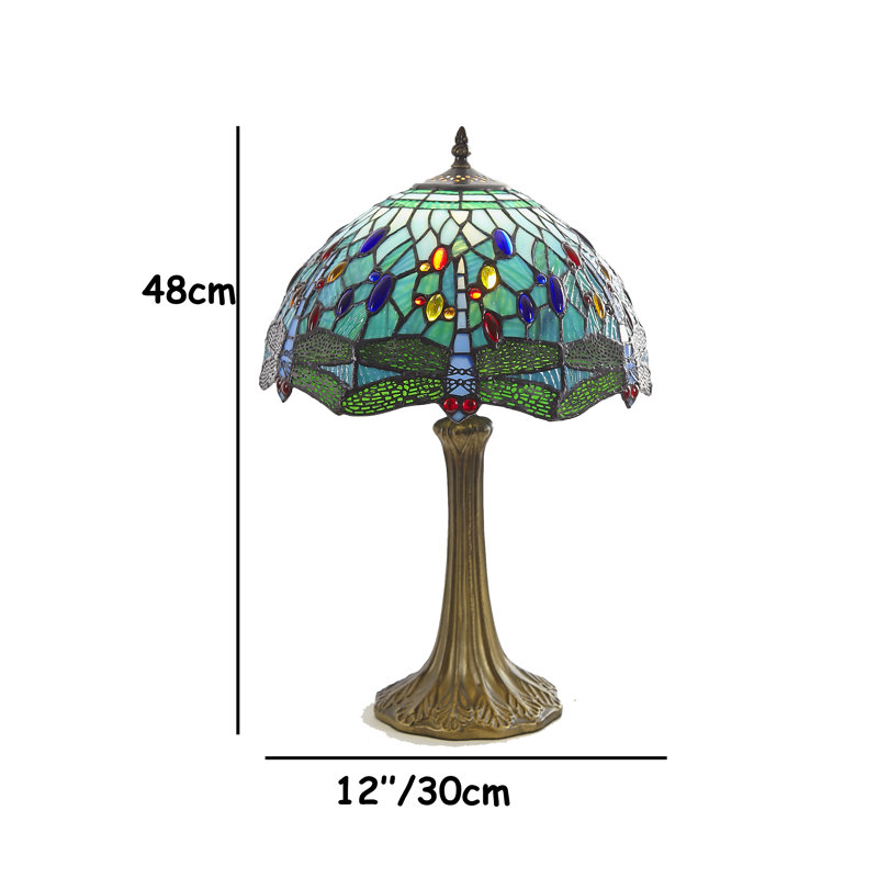 Javonte Resin Table Lamp, 50cm H x 30cm W x 30cm D