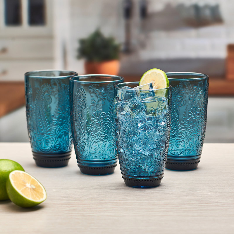 Verres à whisky Maddie, Bleu, 10