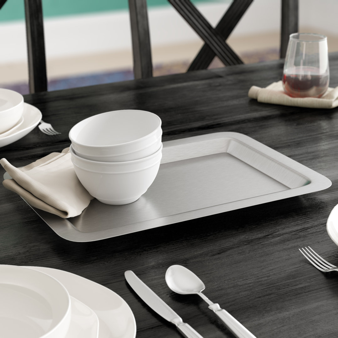 Winston Porter Harber Stainless Steel Tray Winston Porter