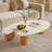 Solid wood creative simple shaped tea table-107265134