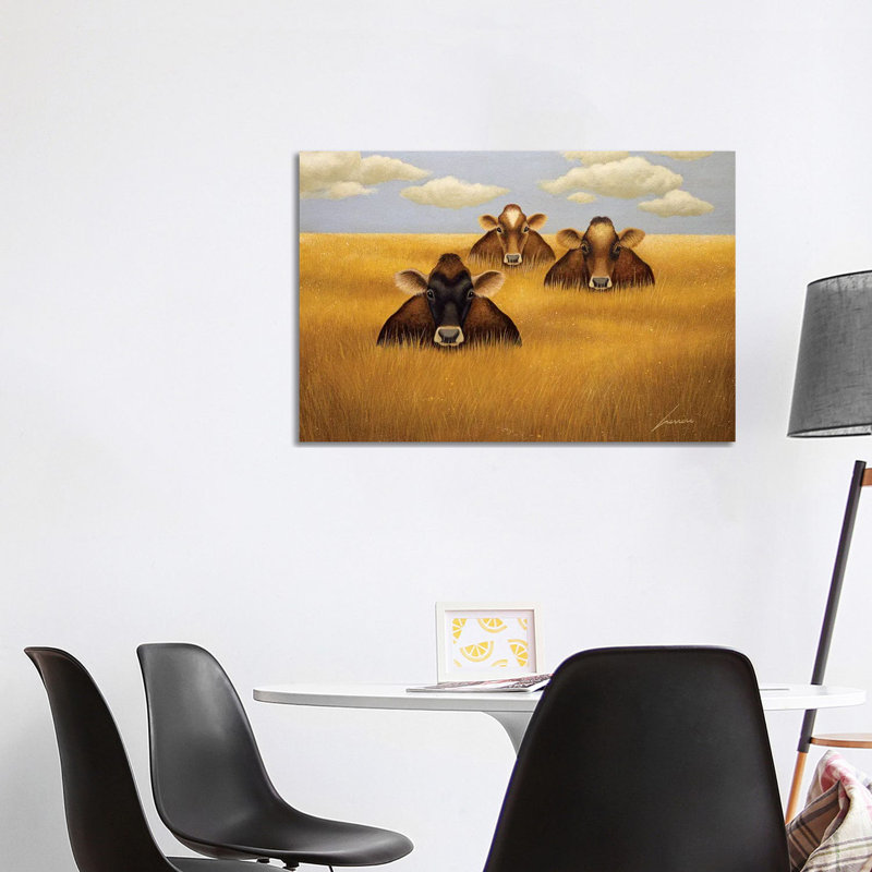 Prairie Trio by Lowell Herrero - Wrapped Canvas Painting, 101.6 cm H x 66.04 cm W x 3.175 cm D