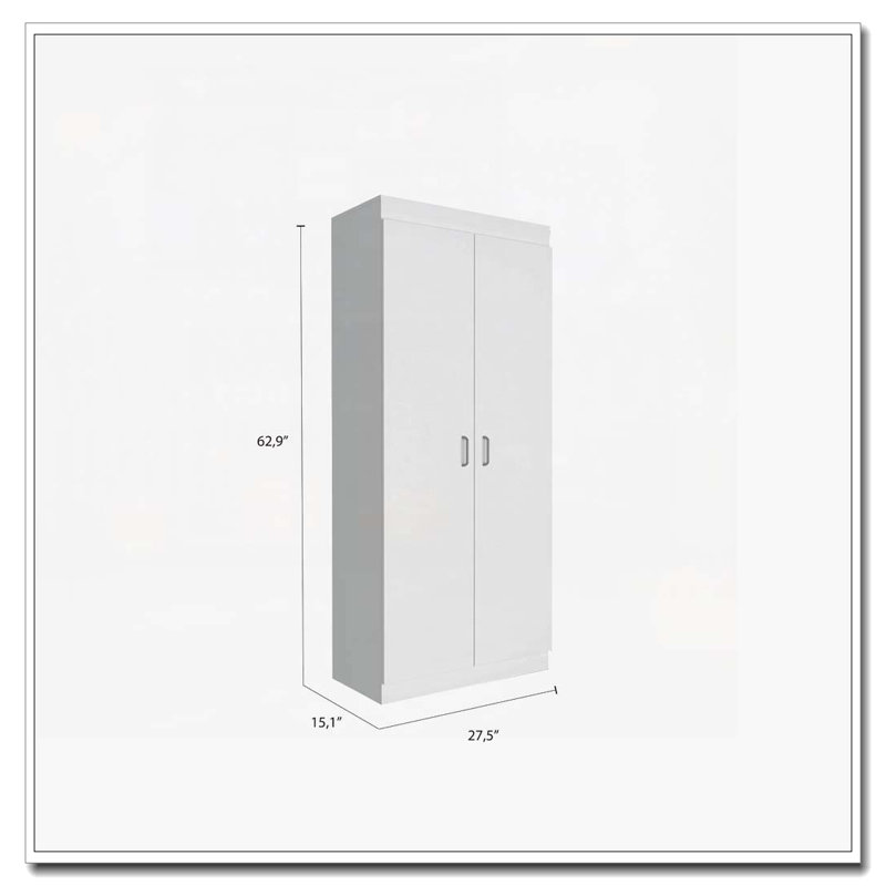 Cherry Hill 5-Shelf Pantry Cabinet White