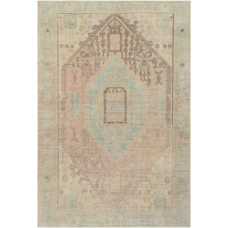 Aldora Hand Tufted Oriental Indoor Rug, Rectangle 7'6" x 9'6"