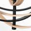 Atef 1 - Light Black Geometric Pendant